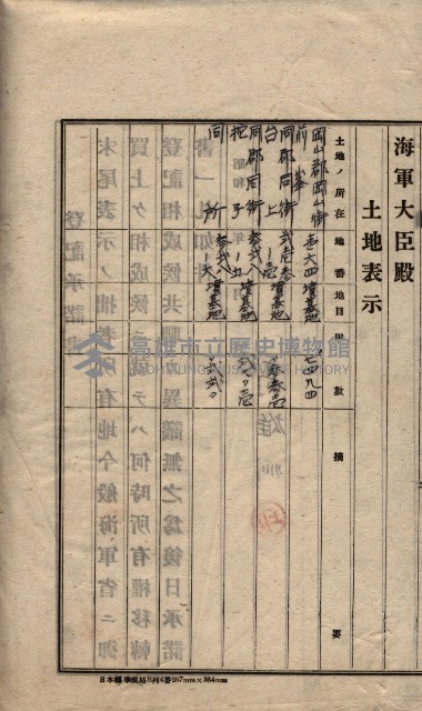 海軍關係賣拂綴藏品圖，第267張