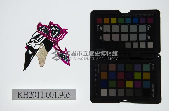 皮影戲偶頭-末藏品圖，第1張