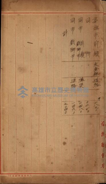 戰爭保險關係綴藏品圖，第167張