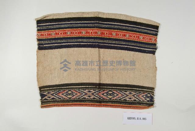 泰雅族浮織腳絆布藏品圖，第1張