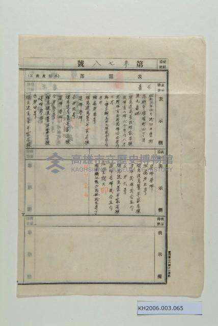 陳啟清不動產明細藏品圖，第1張