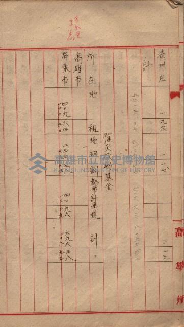 諸稅關係書綴藏品圖，第67張