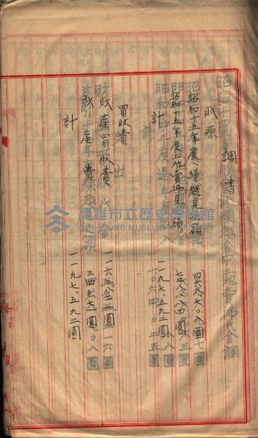  參考綴（土地區劃整理事業調）藏品圖，第367張