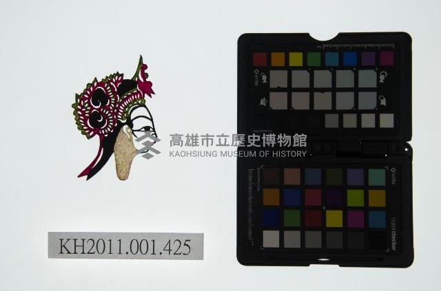 皮影戲偶頭-旦藏品圖，第1張