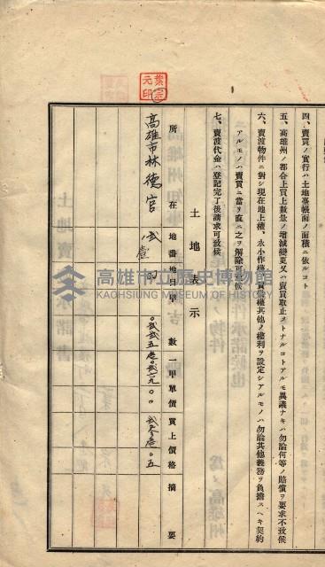 林德宮、五塊厝登記濟證綴
（林德官、五塊厝關係－九之三）藏品圖，第527張