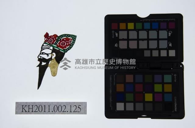 皮影戲偶頭-末藏品圖，第1張