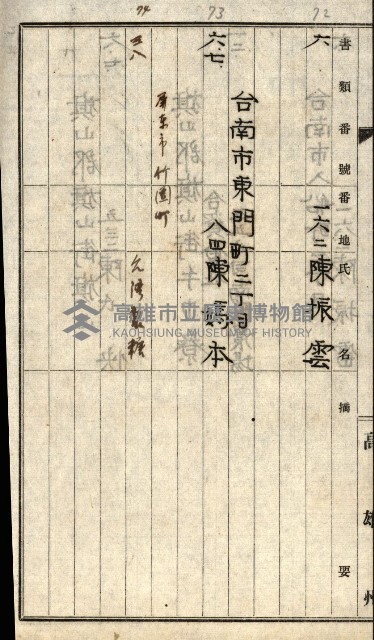 阿公店溪治水工事所地買收綴藏品圖，第127張