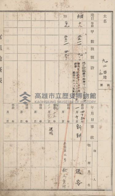 彌陀庄官租地臺帳（第十號）藏品圖，第27張