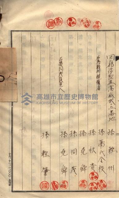 臨營第一六八號ノ內四○號土取場借地（梓官）藏品圖，第27張