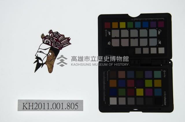 皮影戲偶頭-末藏品圖，第1張