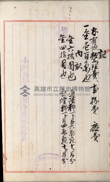 官有地整理費豫算關係書類
（地理系）藏品圖，第415張