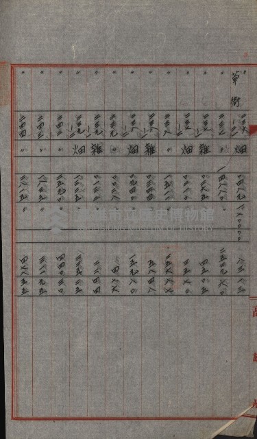 交換地授受書類（海軍用地ト州有地ノ交換）藏品圖，第107張