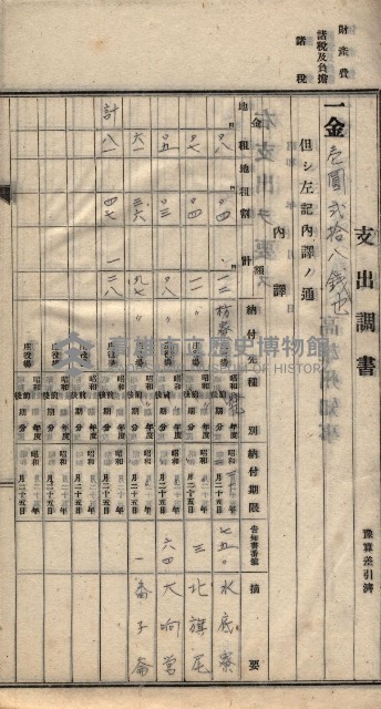 諸稅關係書綴藏品圖，第107張