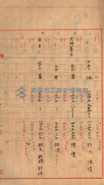 州財產－罹災救助基金所屬地築港用地買收關係
（罹災救助－二十之二）藏品圖，第107張