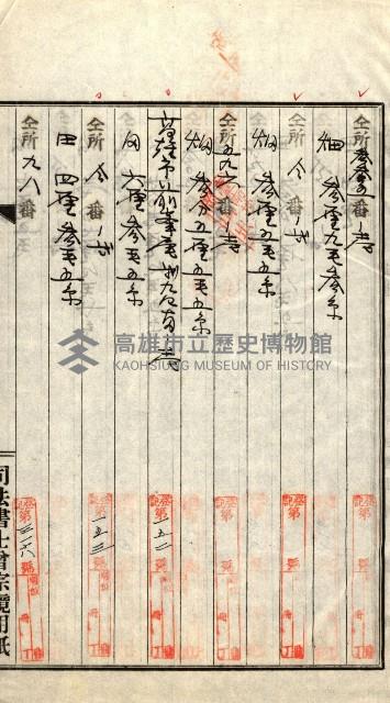 高雄州公共用地－抵當權抹消登記書類綴
（買收關係－卅八之九）藏品圖，第7張