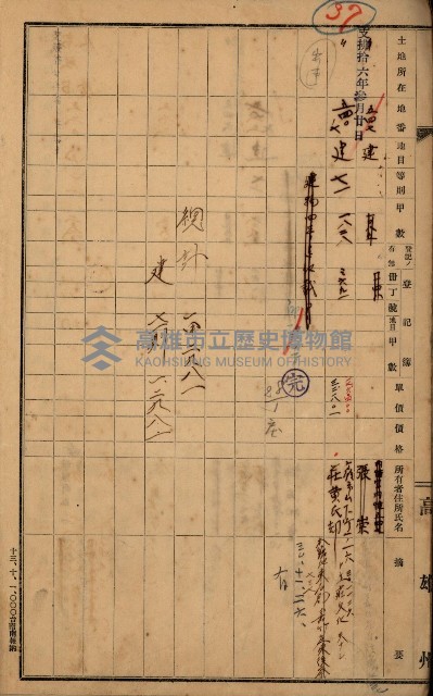 內惟左營買收調書（策四－地理係）藏品圖，第7張
