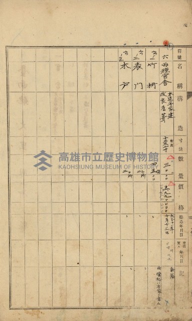 州所屬建物臺帳（高雄州鳳山郡）藏品圖，第7張