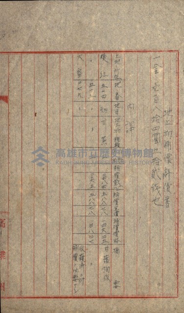 鐵道部借上關系（岡山溪橋梁災害復舊工事）藏品圖，第7張