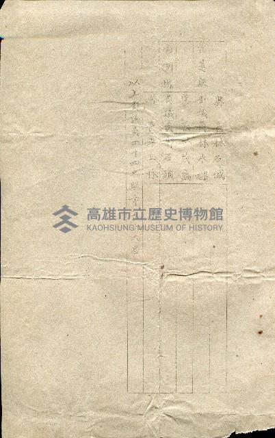 第二屆高雄市長選舉資料集藏品圖，第6張