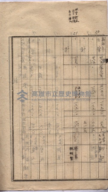 高臨營第五號A1號用地買收
（左營、右冲）藏品圖，第7張