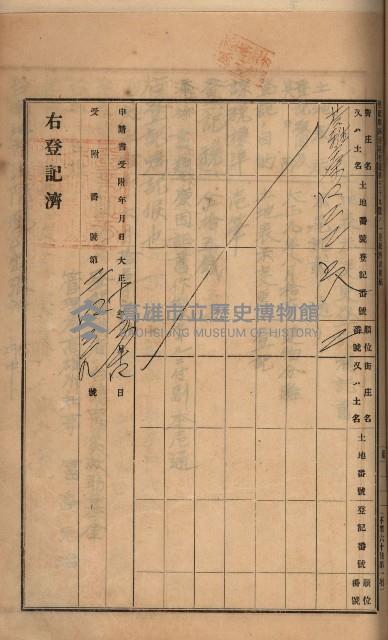 州財產－罹災救助買收土地登記藏品圖，第309張