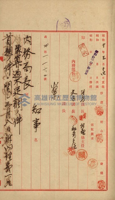 官有地整理費豫算關係書類
（地理系）藏品圖，第312張