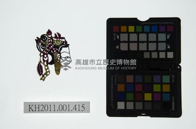 皮影戲偶頭-小旦藏品圖，第1張