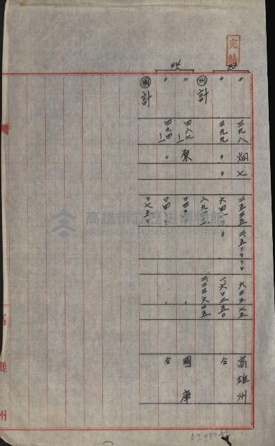 海軍宿舍敷地買收書類（高雄州）藏品圖，第119張