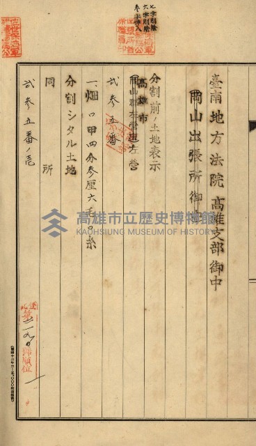 臺灣製糖株式會社土地買收藏品圖，第120張