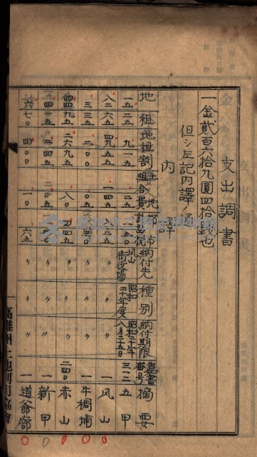 諸稅關係書綴藏品圖，第17張