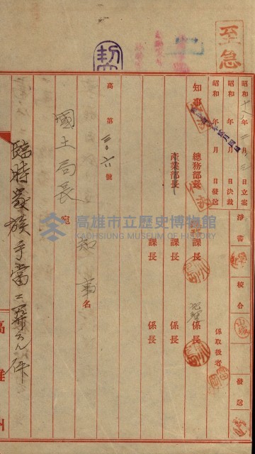 官有地整理費豫算關係書類
（地理系）藏品圖，第17張