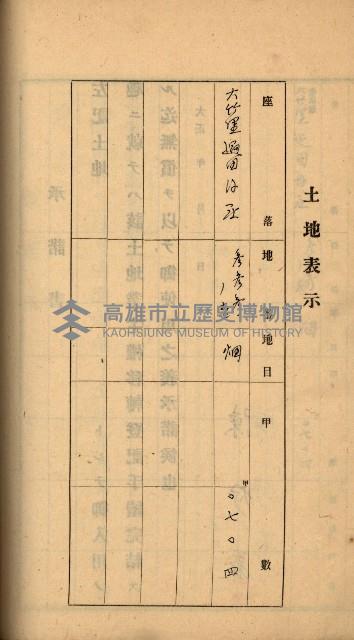 州財產－罹災救助買收
（罹災救助－二十之六）藏品圖，第257張