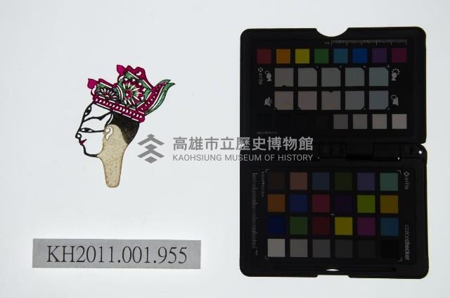 皮影戲偶頭-生藏品圖，第1張