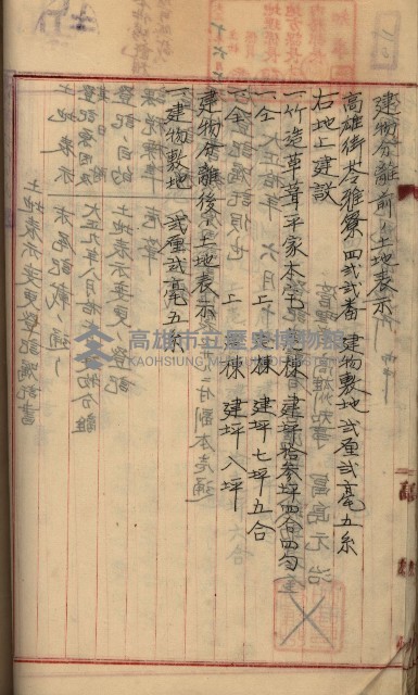 州財產－罹災救助基金所屬地ニ関スル登記原議書
（罹災救助－二十之五）藏品圖，第158張