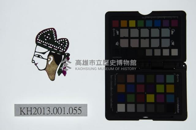 皮影戲偶頭-生藏品圖，第1張