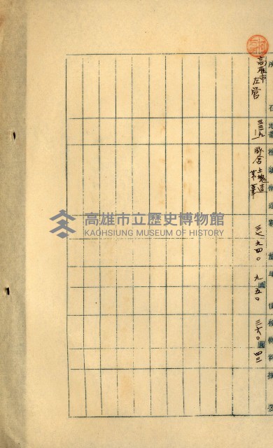 土地買收綴
（內惟、前峯尾、埤子頭、左營）藏品圖，第57張