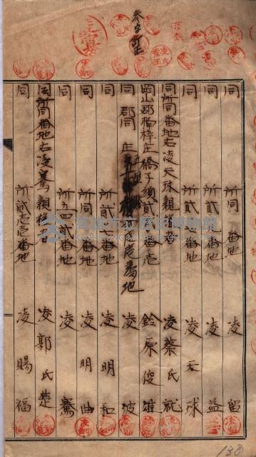 海軍土地借上契約書
（施設部長印捺印済）藏品圖，第247張