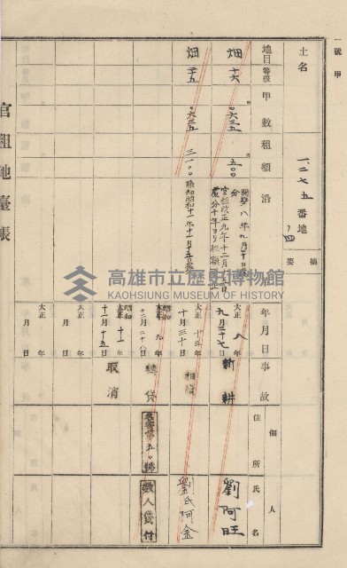 美濃庄官租地臺帳（二冊之內第一號）藏品圖，第147張