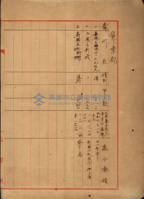 公用廢止臺帳（高雄州）藏品圖，第46張