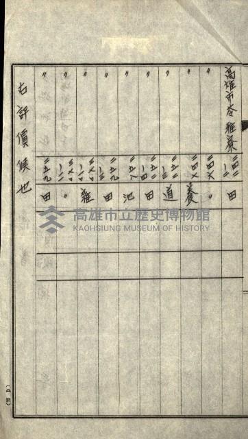 陸軍用地關係綴（評價關係）藏品圖，第49張