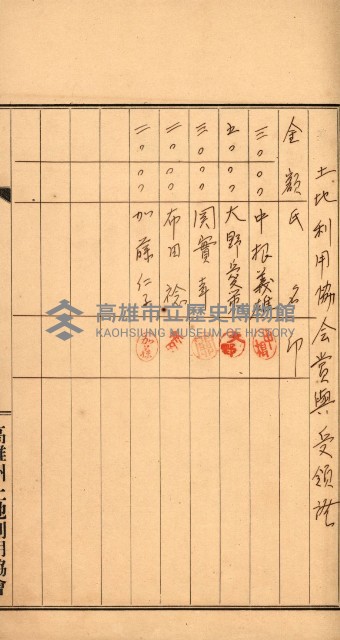 金錢關係書類綴－土地利用協會（雜出）藏品圖，第47張