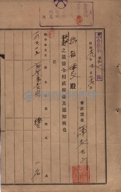 雜件綴（海軍關係）藏品圖，第97張