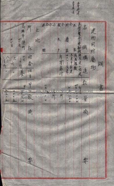 高雄商工獎勵館關係綴
（其之他－十三之五）藏品圖，第97張