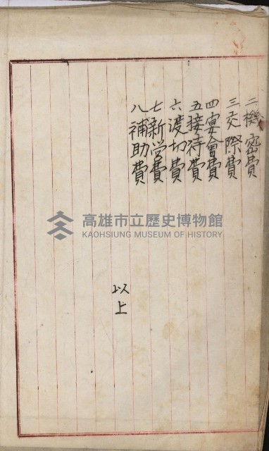 官有地整理費豫算關係書類
（地理系）藏品圖，第646張