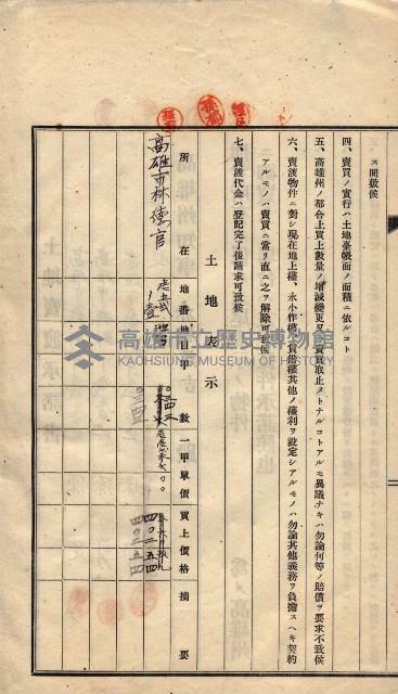 林德宮、五塊厝登記濟證綴
（林德官、五塊厝關係－九之三）藏品圖，第537張