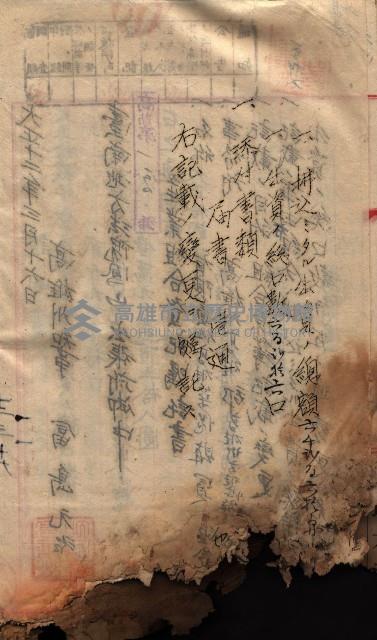 產業組合登記囑託書類綴帳 
（申產第拾弍號）藏品圖，第37張