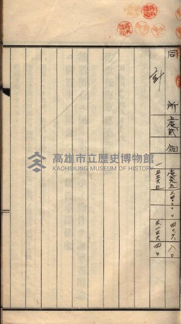 土地賣渡承諾書綴－海軍宿舍敷地關係
（地理系）藏品圖，第37張