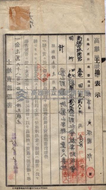 林德宮、五塊厝登記濟證綴
（林德官、五塊厝關係－九之三）藏品圖，第277張