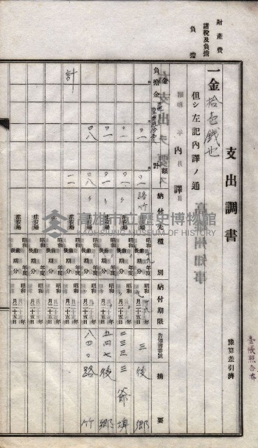 諸稅關係書綴藏品圖，第177張