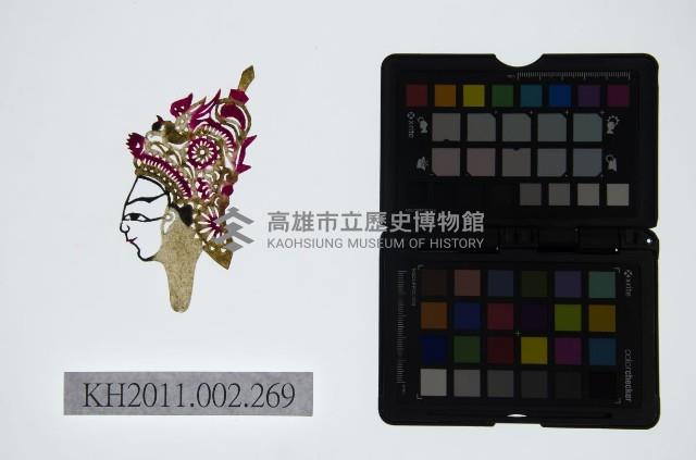 皮影戲偶頭-生藏品圖，第1張